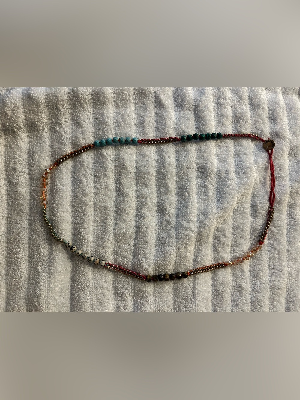 Chloe + Isabel Multicolor Beaded Strand Necklace with Turquoise Accents